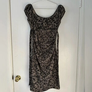 Vintage 90s Betsey Johnson Milkmaid Dress Size 6.